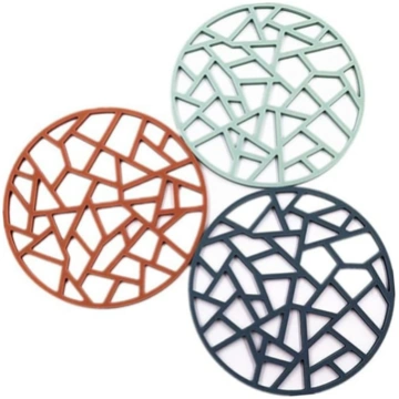 2 x Silicone Placemats for Desk and Table Coasters