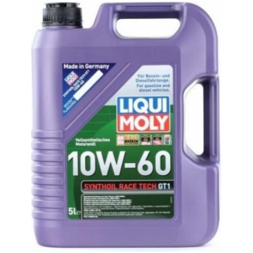 5L 10W-60 Synthoil Race Tech GT1 sintētiskā motore