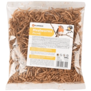 Flamingo 4 Seasons Dried Mealworms papildbarība sa
