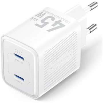 MOBILE CHARGER WALL 45W USB-C/2P WHITE FEFW0- VENT