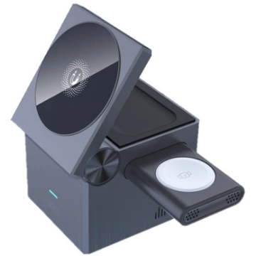 XO wireless charging station 3in1 CX027 QI2 15W, b