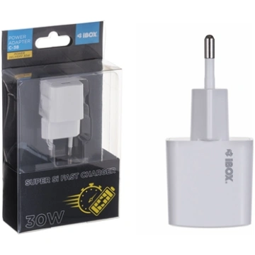 Wall charger I-BOX C-38 PD30W, white 0223BBC8206B7
