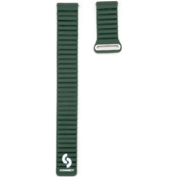 Connect 22mm Flat head Leather - Silicone Loop Mag