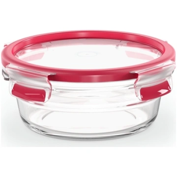 Emsa Clip&Close Glass Food Container 600 ml red 60