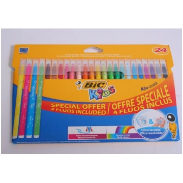Bic Flomāsteri Kid Couleur Fluo 24 krāsas