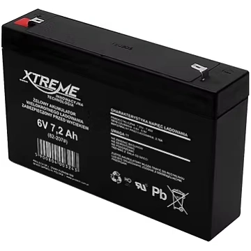 Blow Gel battery 6V 7.2Ah XTREME (82-207#)