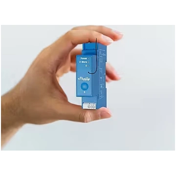 Shelly Qubino Wave Pro 1 electrical relay Blue (38