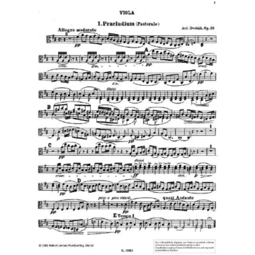 Suite: op. 39. Orchester. Viola. Lienau, Robert