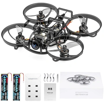 R8 ELRS Tiny Whoop Quadcopter, Ultralight 1S 80 mm