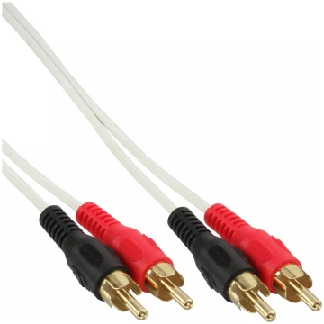Audio kabelis 2x RCA male to male InLine 89933W