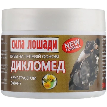 "Zirgu spēks" DIKLOMED krēms-gels ķermenim, 300 ml
