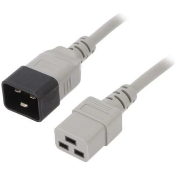 Cable; 3x1.5mm2; IEC C19 female,IEC C20 male; PVC;