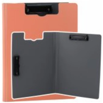 LEAN Board with Cover Two Clips A4 Plastic Pink LE