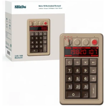 8BitDo Retro 18 Mechanical Numpad C64 Edition
