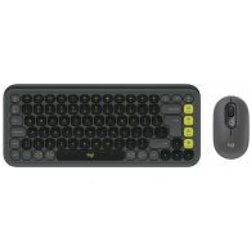 LOGITECH KEYBOARD +MOUSE COMBO POP ICON/ GR/ GREEN