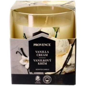 Aromātiska svece Provence Ø7x8cm Vanilla Cream BEr