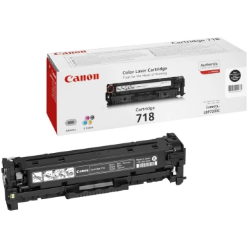 Canon CRG-718 Bk tonera kārtridžs 1 pcs Oriģināls 