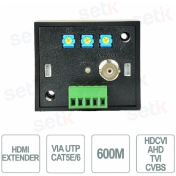 Active HDMI Extender Receiver on UTP Cable 600M Ra