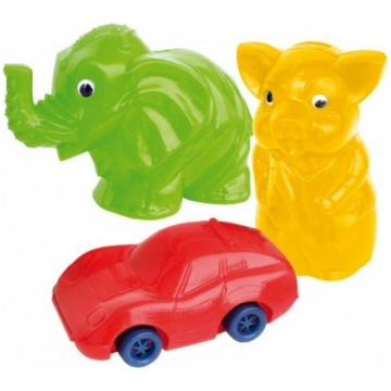 Nina Rotaļlieta vannai-krājkase PIG/ELEPHANT/CAR (