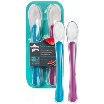 TOMMEE TIPPEE silikona karotītes 4m+ 2gab. 4466005