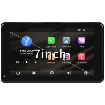 7 collu skārienekrāna automašīnas radio ar CarPlay