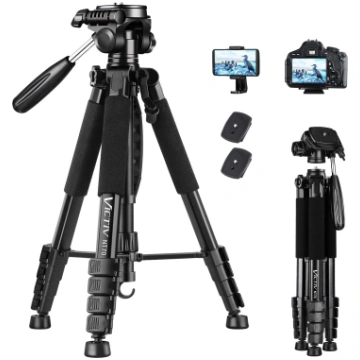 Victiv Camera Tripod 185 NT70 Black