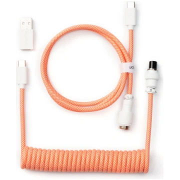 Keychron Coiled Type-C Cable, Orange