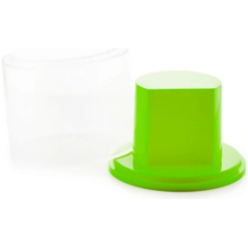 Dāvanu kaste pulksteņiem - plastmasas zaļa