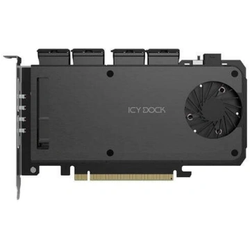 IcyDock Adapter 4 x M.2 NVMe SSD Mobile Rack Adapt