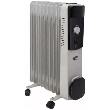 Eļļas radiators BESK 9131558 — 9 sekcijas, 2000 W