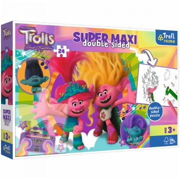TREFL TROLLS Super Maxi puzle, 24 gab.41017T 41017