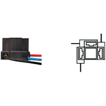 Spuldzes ligzda Flösser 12V H4 - ar kabeli