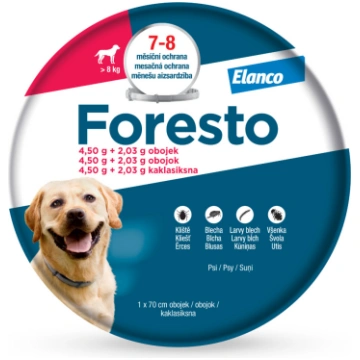 Foresto 70 cm kakla siksna suņiem virs 8 kg | 4007