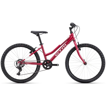 CTM MONY 24 bērnu velosipēds - tumši sarkans 225.0
