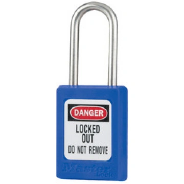 S31BLU2KEY | Zenex Padlock Stainless Steel Shackle