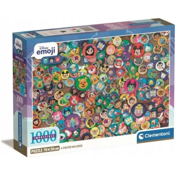 Clementoni Puzzle 1000el Compact Impossible Disney