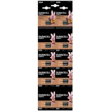 Duracell Simply AAA baterijas, 2 gab