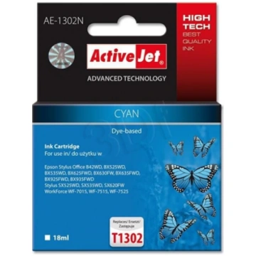 Tusz Activejet tusz AE-1302N / T1302 (cyan) AE1302