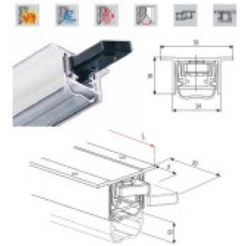 Ugunsdrošs slieksnis metāla durvīm 1000mm FAPIM DA