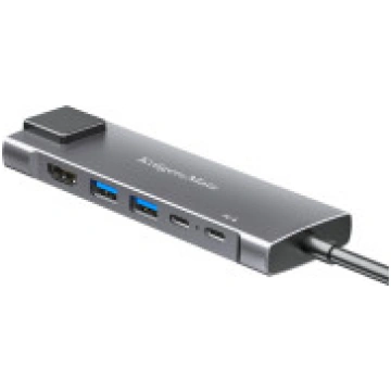 Adapter (HUB) USB typu C na HDMI/2x USB3.0/2x USB 