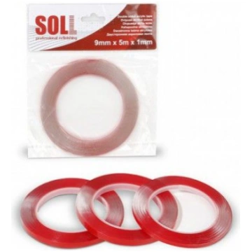 SOLL Divpusēja akrila līmlente 6mm x 5m x 1mm