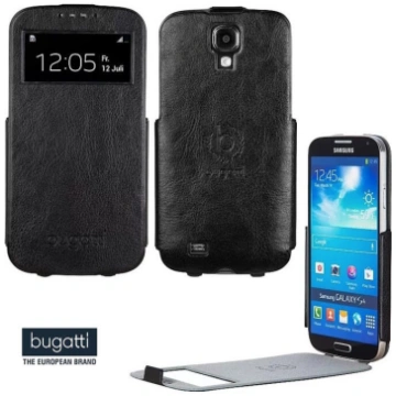 Bugatti BUGFCi9500BK ādas īpaši plāns S-View atlok