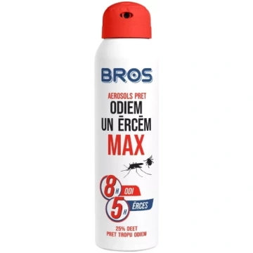 Bros MAX aerosols pret odiem un ērcēm 90ml