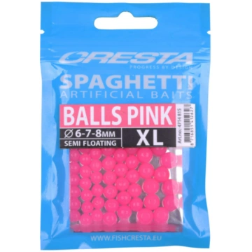 Cresta mākslīgā ēsma SPAGHETTI BALLS rozā XL 4714-