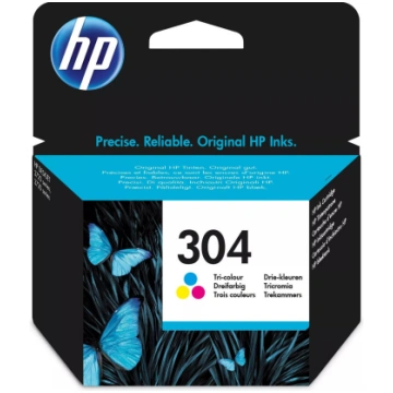 Tintes kasetne HP 304 Tri-color (standarta ietilpī
