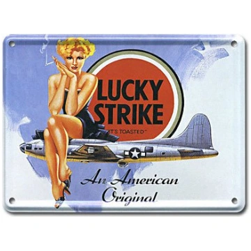 Mini plaque décorative Lucky Strike