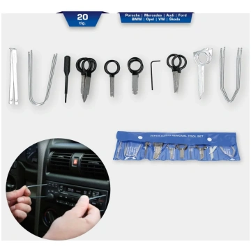 Brilliant Tools Radio demontāžas komplekts, 20 gab
