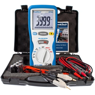 «PeakTech P 2705» Digital milliohmmeter, 4,000 cou