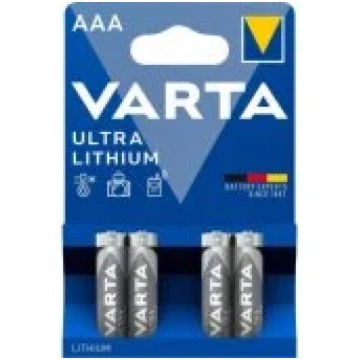 Varta Profesional Lithum AAA 4pcs Baterijas 610330