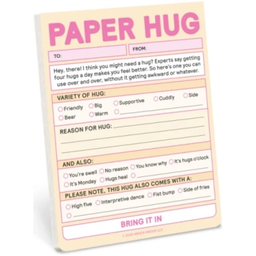 Knock Knock Paper Hug Nifty Note (Pastel Version) 